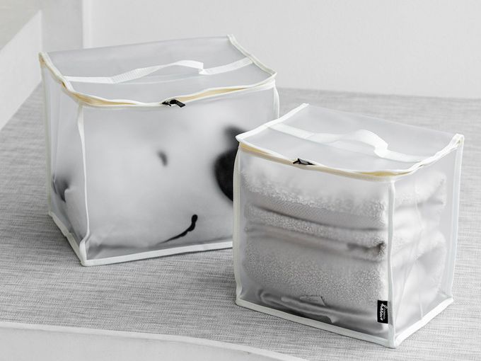 HARUhonpo 小晴天本舖 - 寶可樂收袋-居家儲物袋-櫻花粉(磨砂) (M)