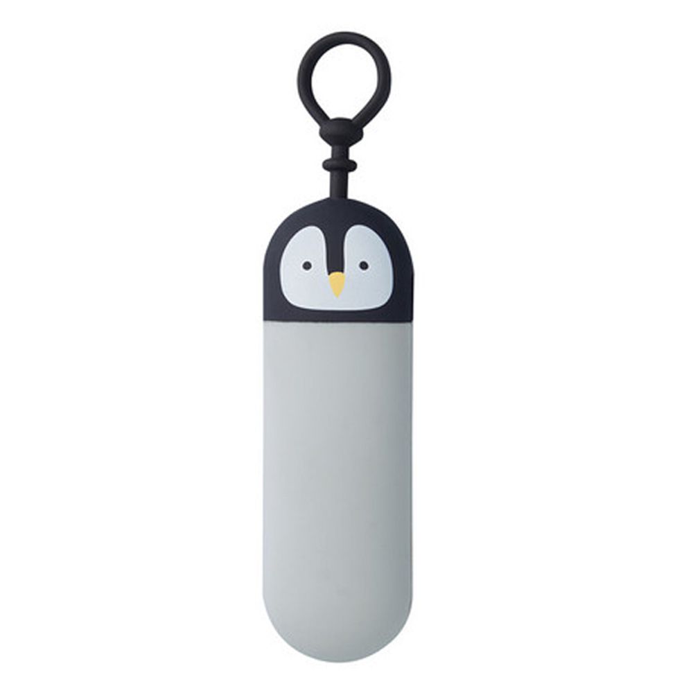 日本文具 LIHIT - 鑰匙收納套/鑰匙圈(約3支)-企鵝