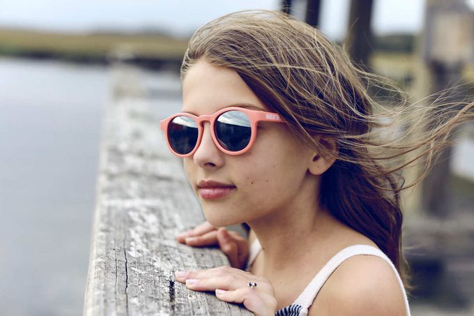 美國 Babiators - 兒童太陽眼鏡-偏光系列-橘色珊瑚 (0-2Y)