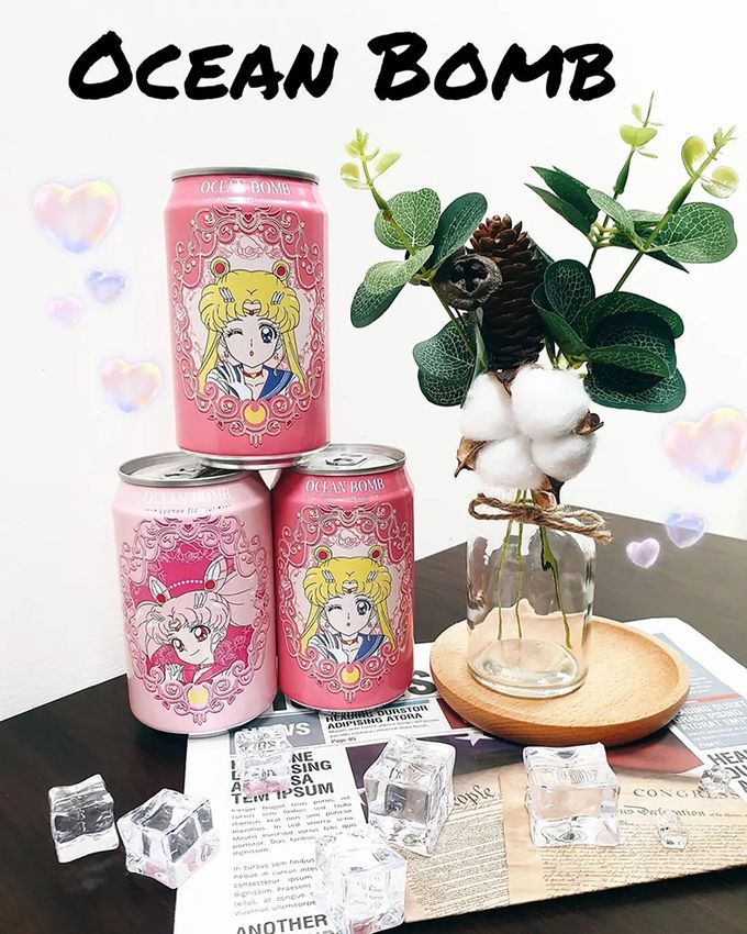 【Y.H.B】美少女戰士海洋深層氣泡水_黃金柚(330ml x24入)