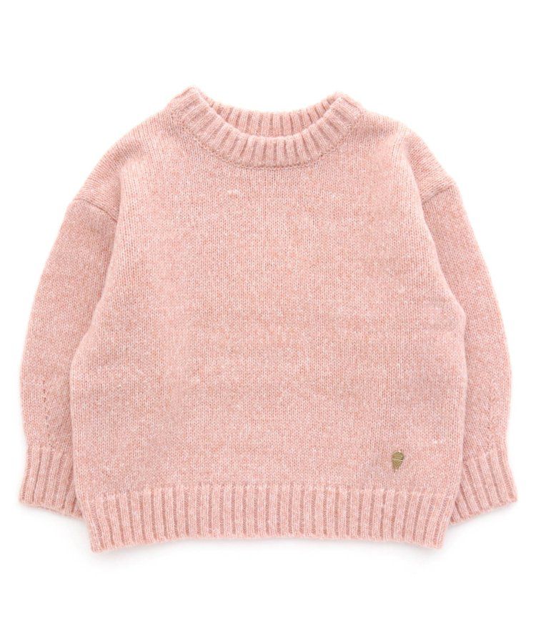 日本 apres les cours - 甜蜜冰淇淋色系針織上衣-象牙