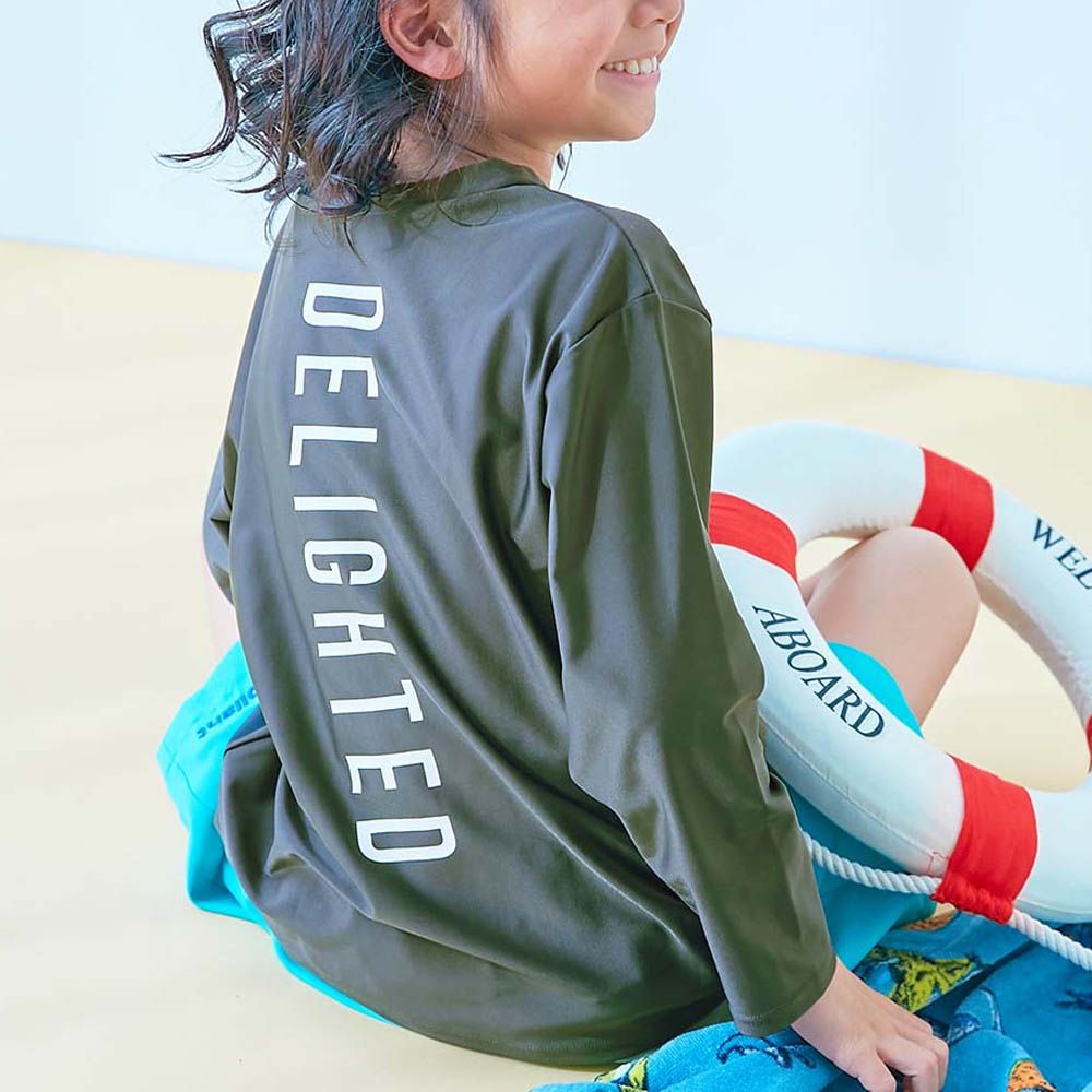 90%抗UV 舒適寬鬆玩水衣／泳衣-DELIGHTED-黑