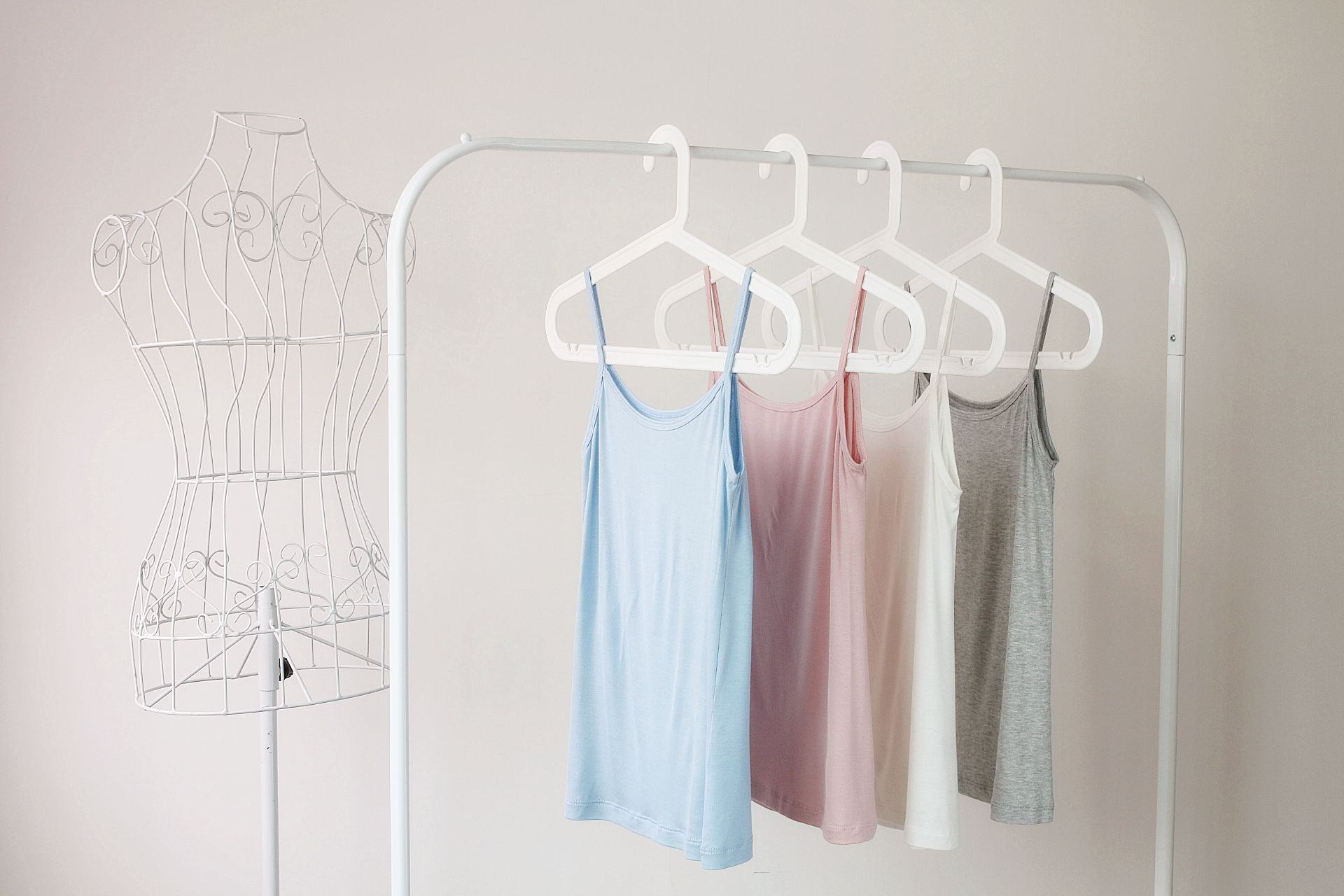 Peachy - 獨家訂製 綿柔細肩內著-綿柔細肩內著-蜜桃粉 (F)