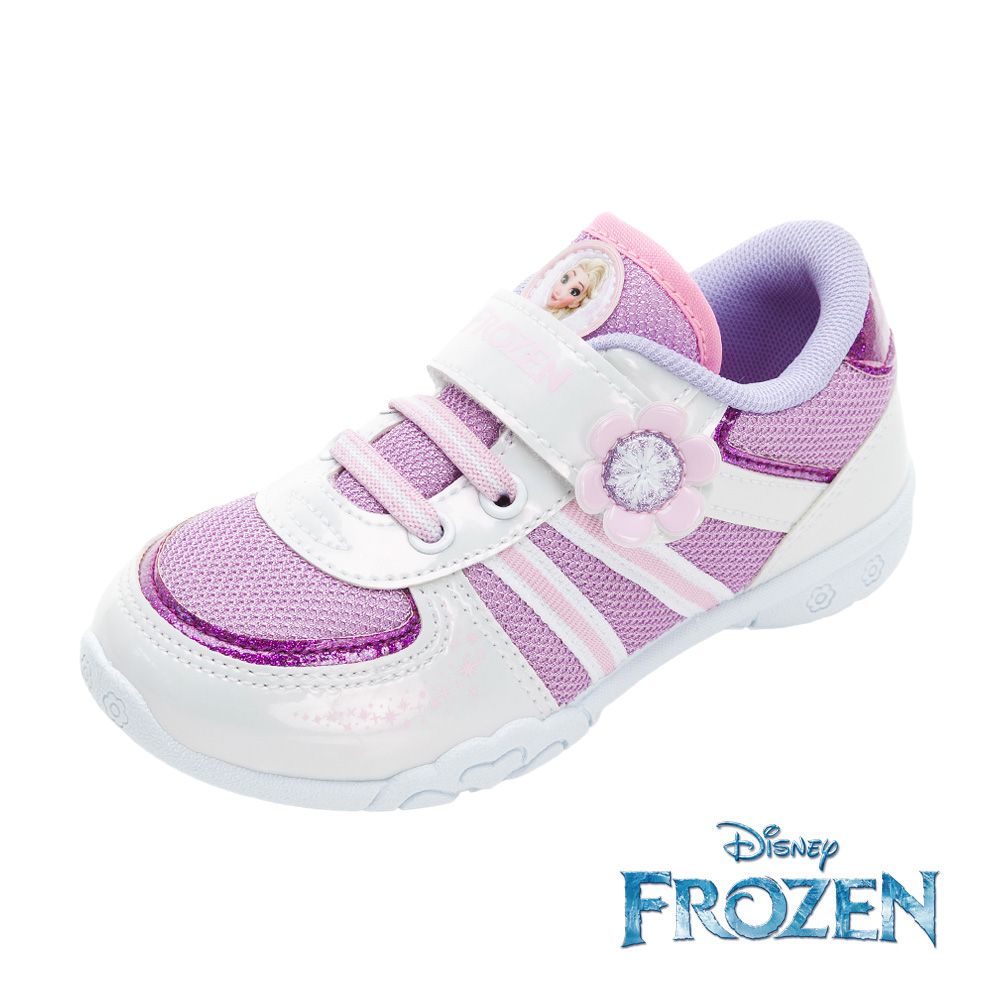 迪士尼Disney - 冰雪奇緣 童鞋 運動鞋 FOKB41767-柔軟舒適鞋墊-白紫-(中大童段)
