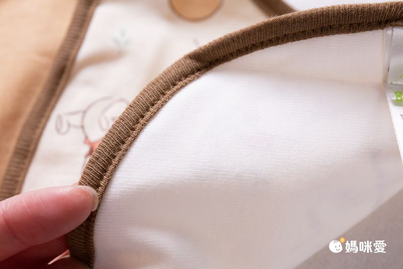 akachan honpo - 圍兜2件組-小飛象-白色 (70~80cm)-身高70~80cm體重9~11kg