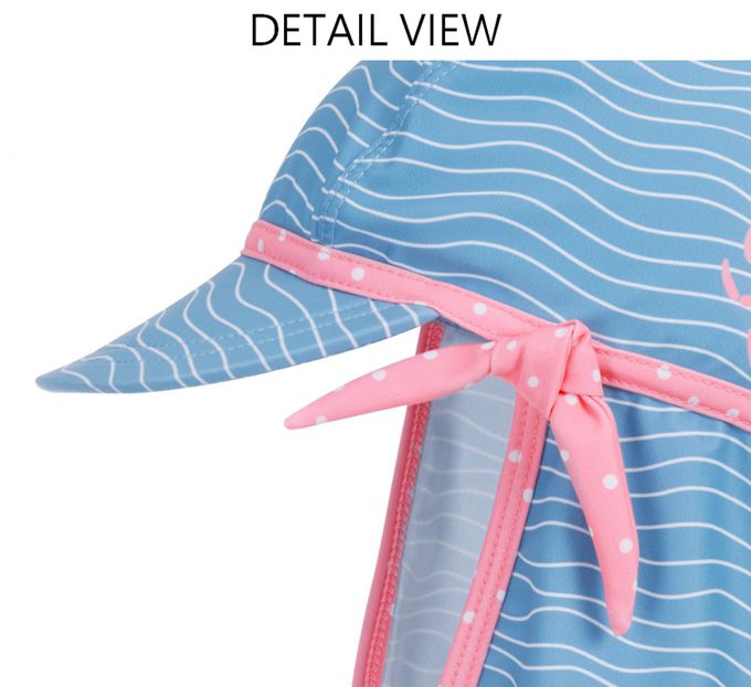 德國Playshoes - 抗UV防曬水陸兩用遮頸帽-螃蟹