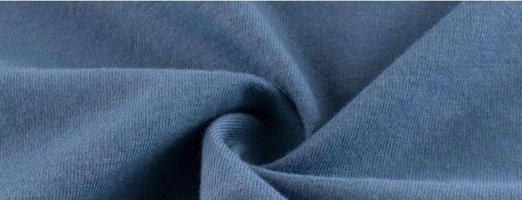 純棉假兩件休閒短袖套裝-微笑-海軍藍