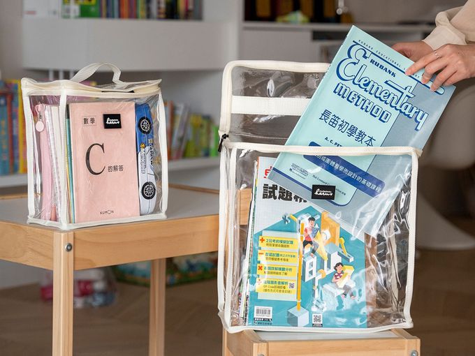 HARUhonpo 小晴天本舖 - 寶可樂收袋-外出立立袋-榛果奶(透明) (L)