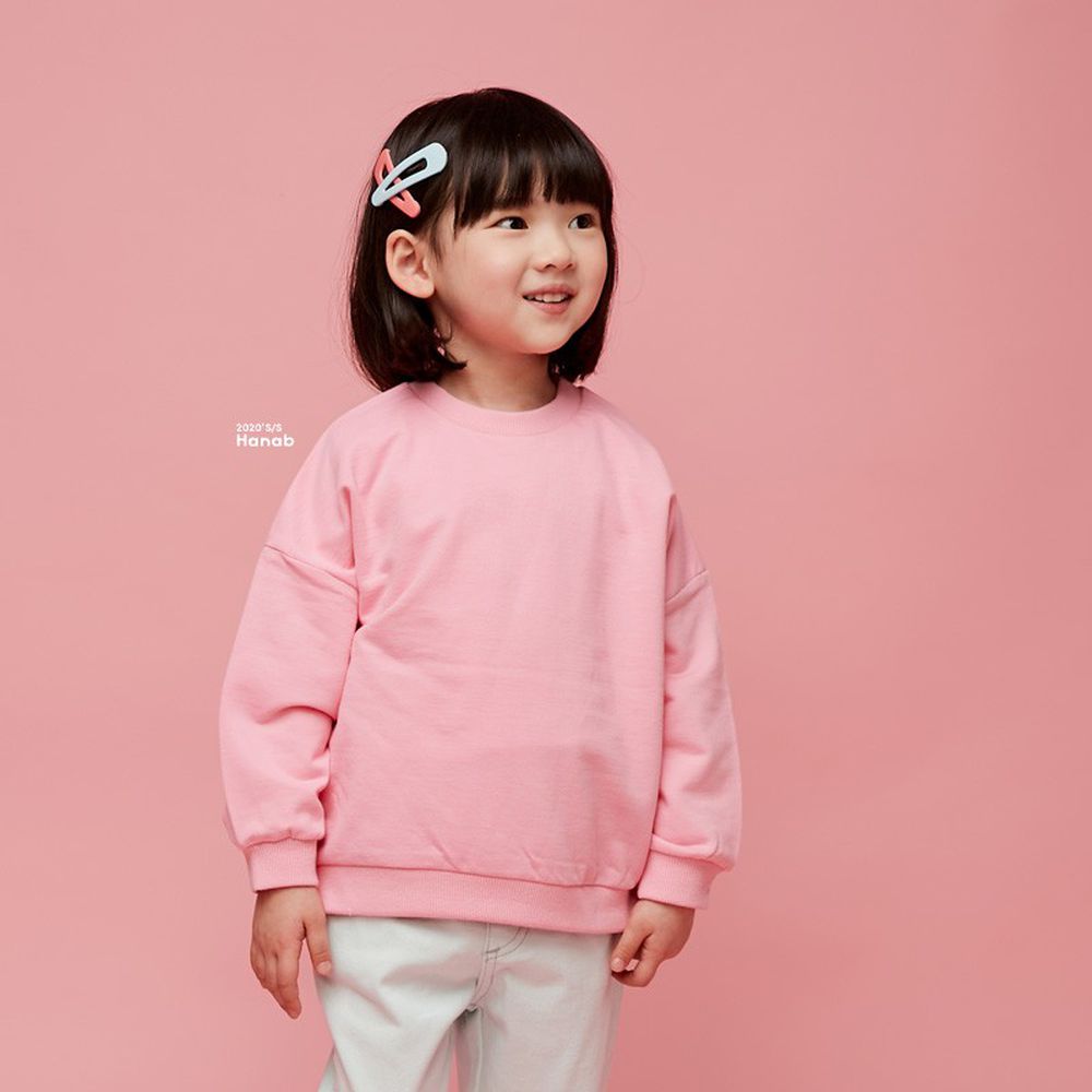 韓國 Hanab - (剩5號)(春裝)百搭單色T-粉紅