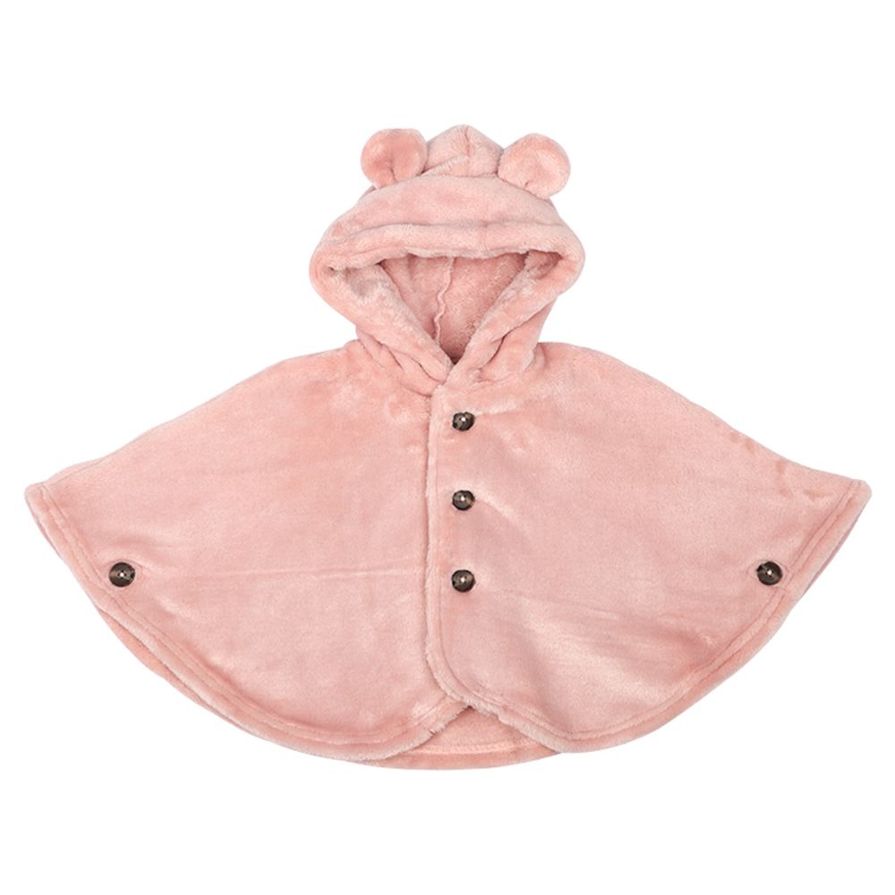 刷毛斗篷--粉紅色 (60~80cm)