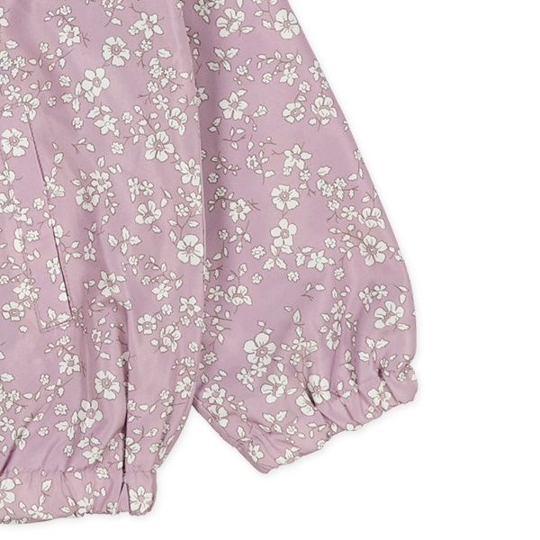 日本西松屋 - 百搭休閒薄外套-可愛碎花-粉紫