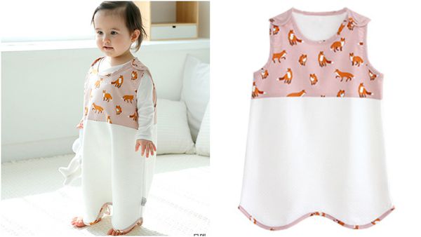 韓國 Agaddong - 竹纖維抗菌透氣防踢被-俏皮鱷魚-M(0-3Y)