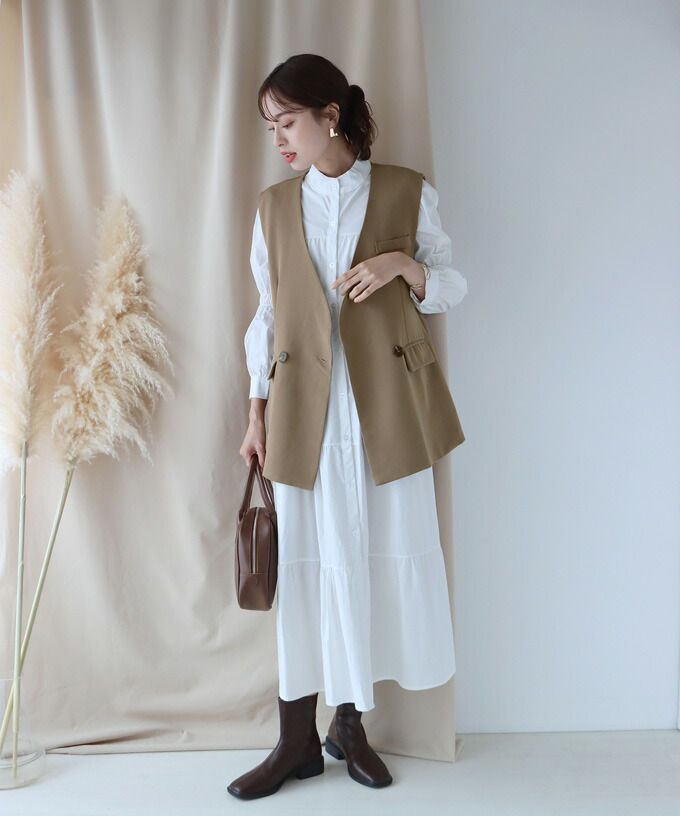 日本 BLUE EAST - 百搭率性西裝背心-黑