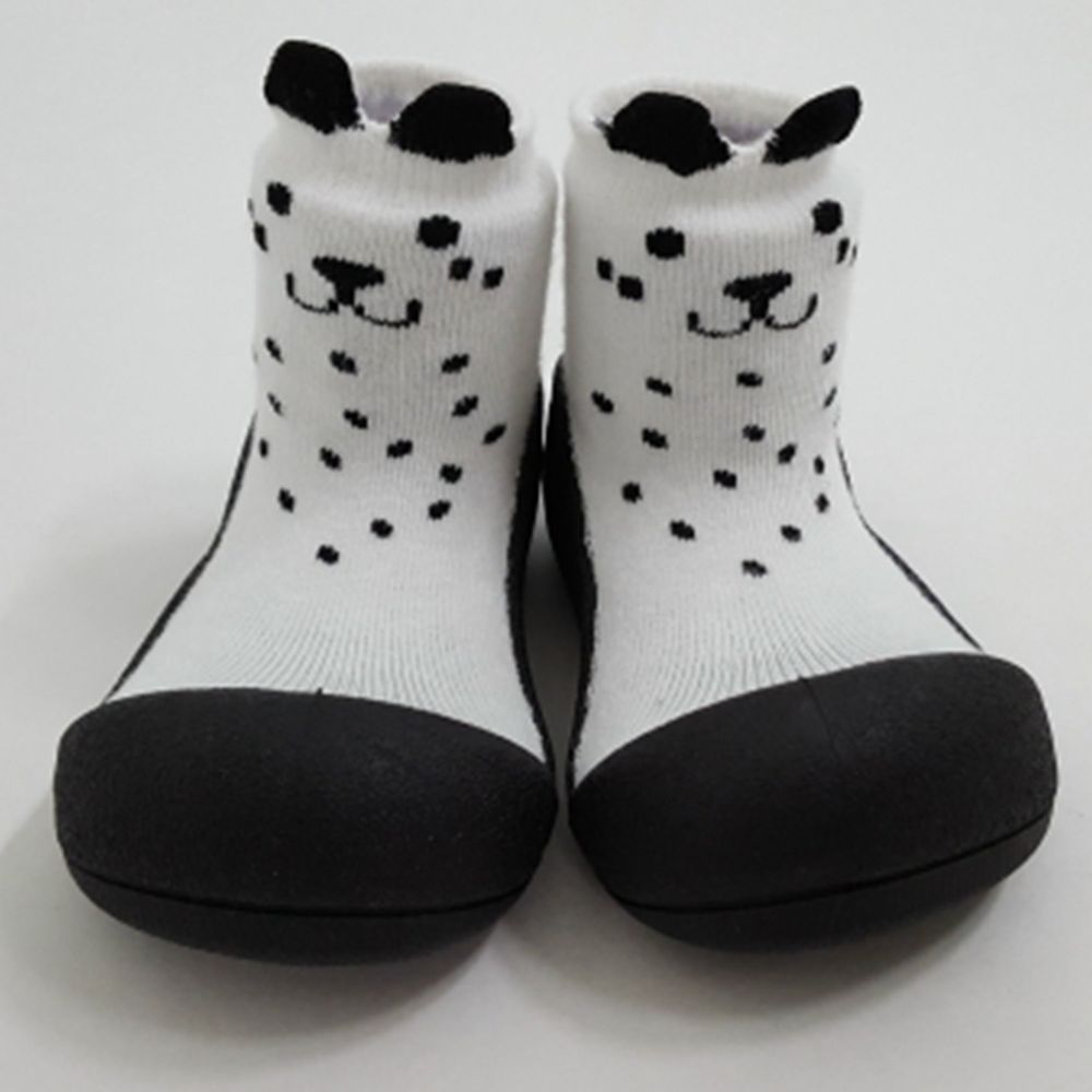 韓國 Attipas - 襪型學步鞋-白色喵喵