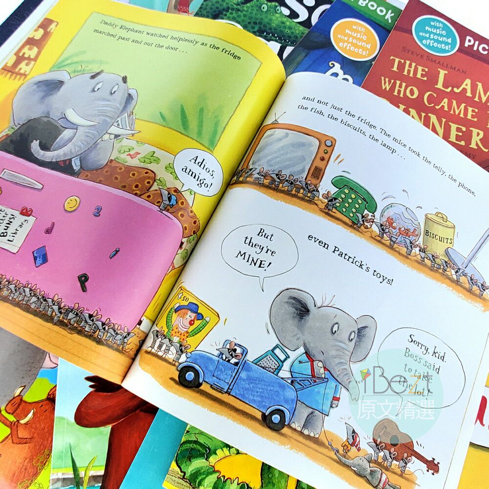 Little Tiger - Little Tiger Picture Book & CD(10書10 CD) 動物有聲繪本