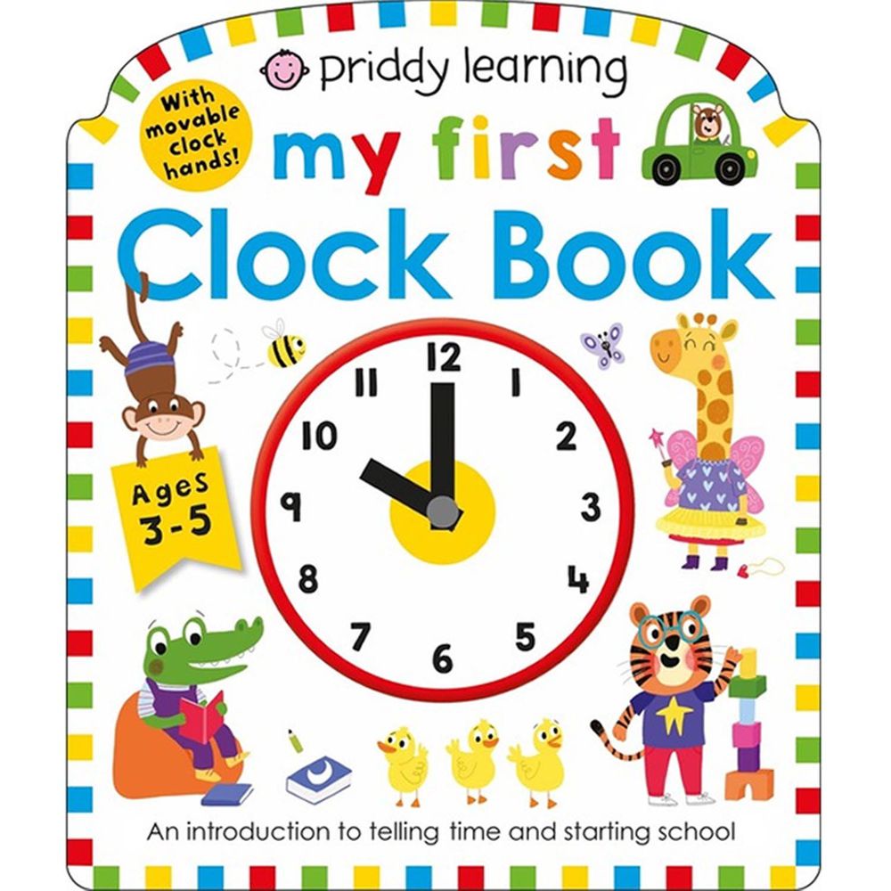 Priddy Learning: My First Clock Book 我的第一本時鐘遊戲書