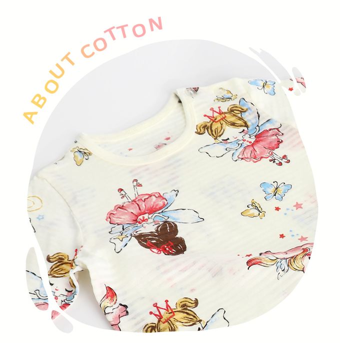 韓國 Mellisse - 韓製輕薄透氣7分袖家居服(無螢光棉)-獨角獸仙女