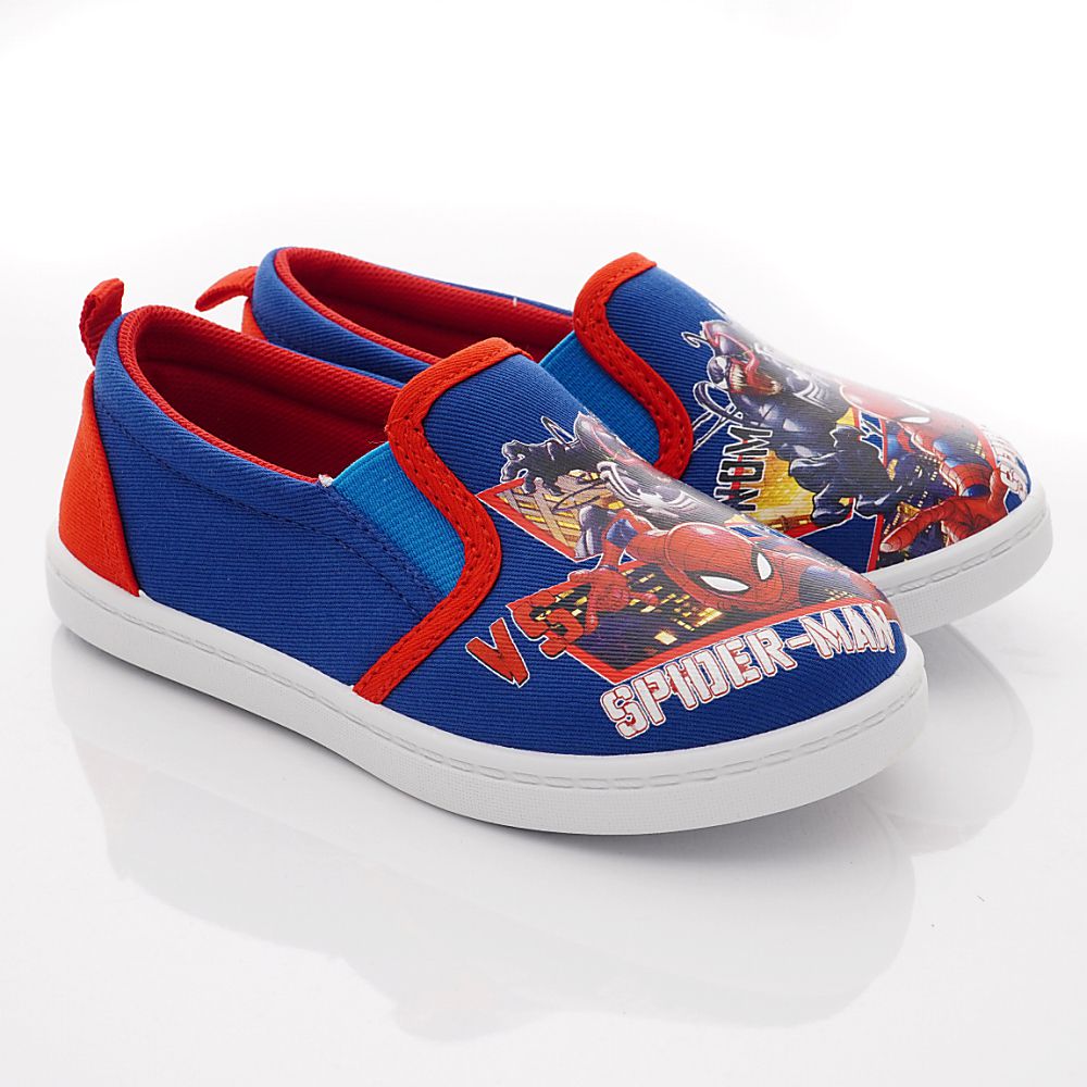 漫威MARVEL - 台灣製漫威蜘蛛人帆布至尊鞋(中小童段)-運動鞋-藍