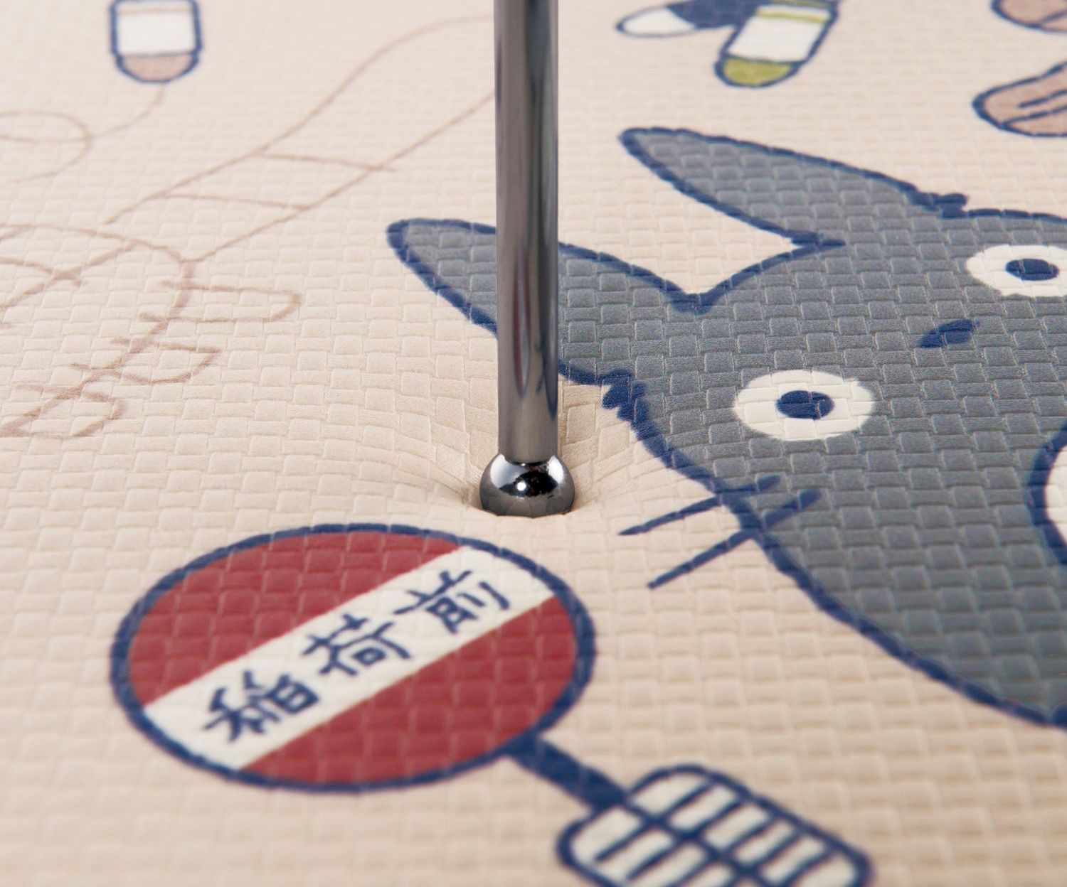 日本千趣會 - mini labo 去泥污腳踏墊-法蘭西花朵-藍綠