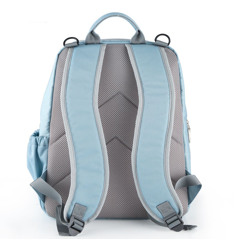 insular - 大開口防潑水菱形紋媽媽包-黑色 (30x18x40cm)