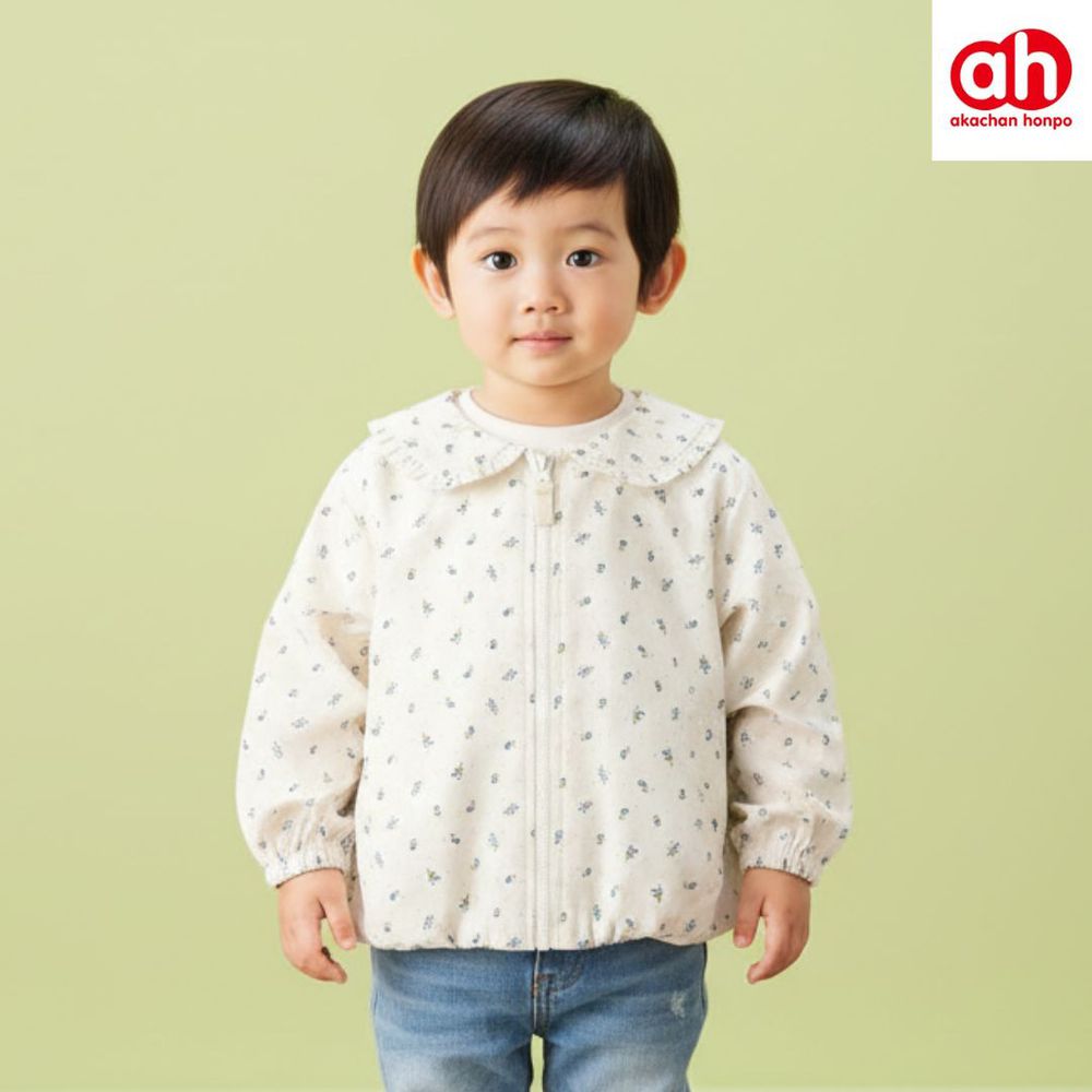 可攜式防潑水夾克--米白色