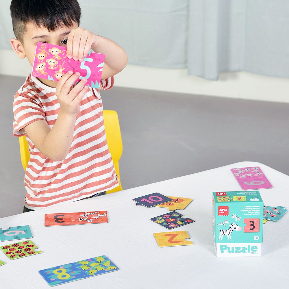 西班牙 APLI - 二分之一拼圖-數學遊戲