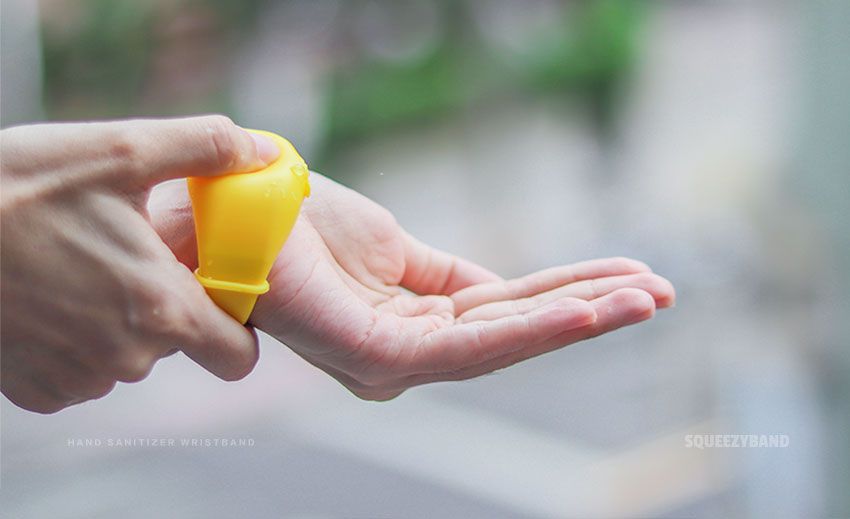 SqueezyBand - 蜘蛛人抗菌手環-兒童款-藍