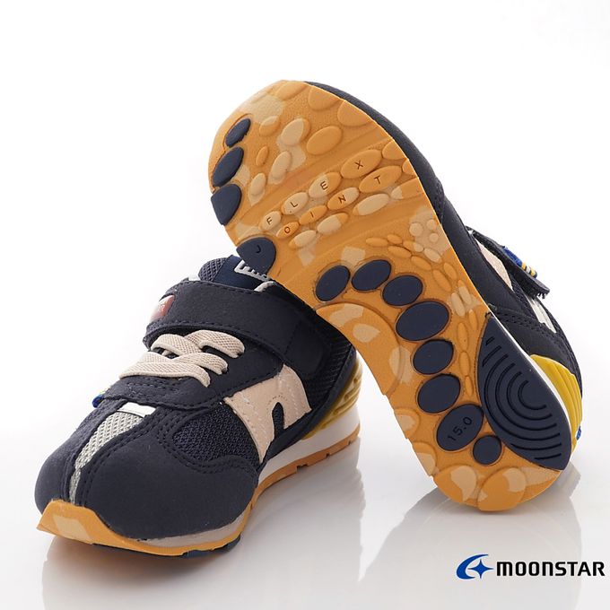 Moonstar日本月星 - HI系列十大機能運動款(中小童段)-運動鞋-深藍