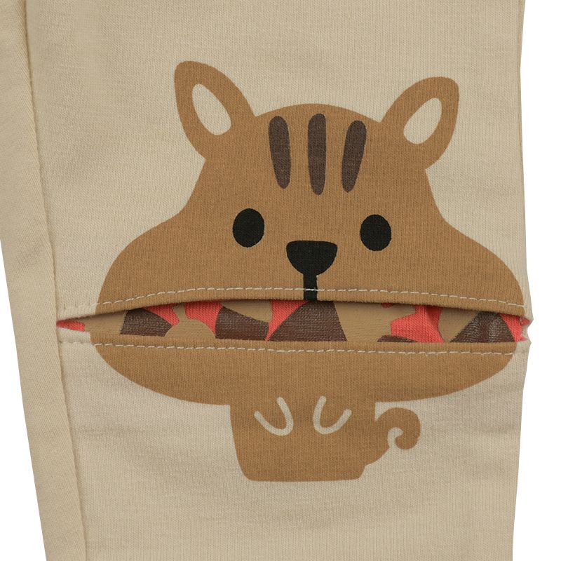 akachan honpo - 趣味7分緊身褲-象牙白色