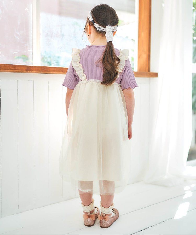 日本 apres les cours - 歐風夢幻澎澎紗裙洋裝-米杏x水藍