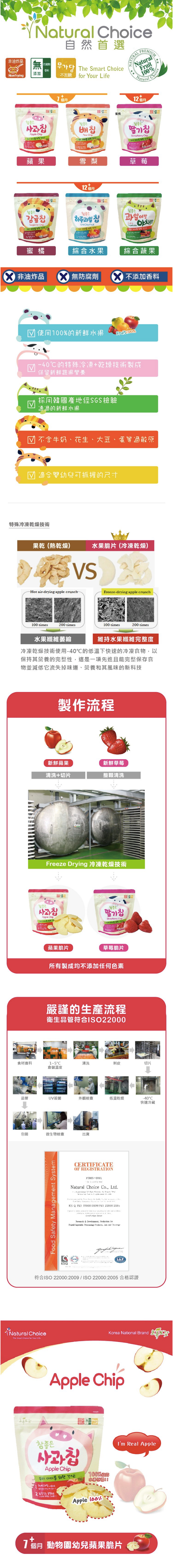 Natural Choice 自然首選 - 動物園系列果乾單入-蘋果