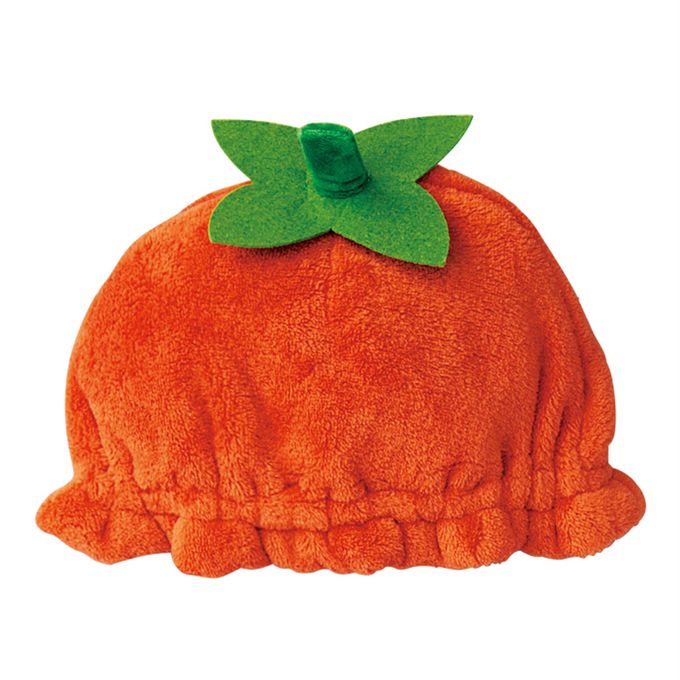 akachan honpo - 帽子+圍兜+短褲的3件組-南瓜-橘色