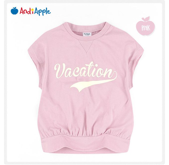 韓國 AndiApple - 休閒渡假風飄逸褲裙套裝-靛藍