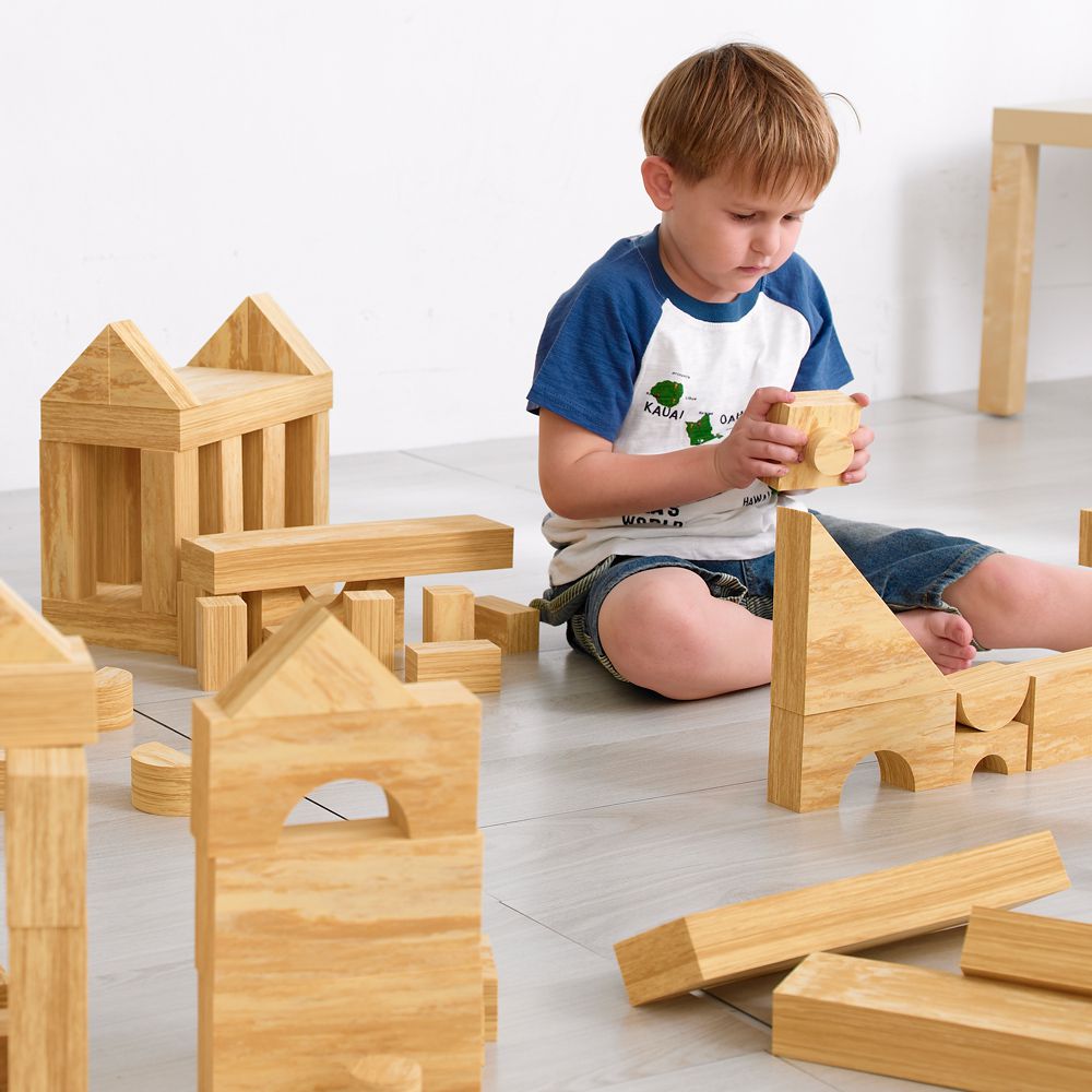 Weplay - Weplay軟質木紋積木-40件-厚4cm