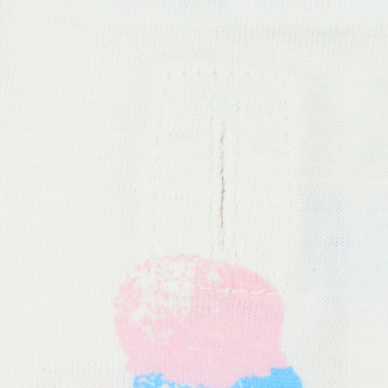 akachan honpo - 女短袖家居服CoCupa!! 背部為棉紗-冰淇淋兔-米白色