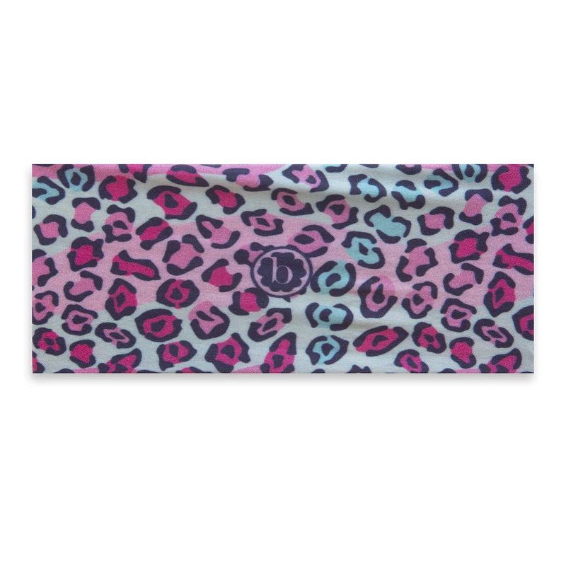 美國baby bling - 純手工超彈/極細緻輕柔/無束縛感蝴蝶結髮帶/髮飾_印花款-豹紋女孩 (0-5歲適用)