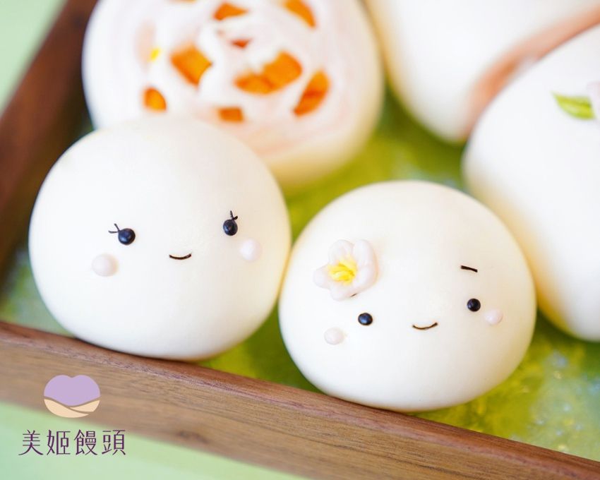 美姬饅頭 - 頂級拉拉山水蜜桃乾鮮乳造型饅頭 (6入)-50g