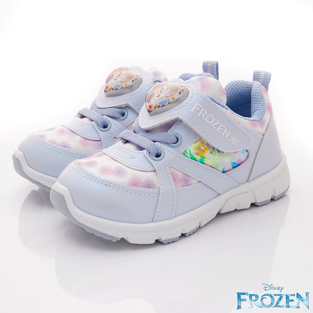 冰雪奇緣 - 冰雪奇緣2電燈鞋-FNKX37456藍(中小童)-電燈鞋-藍