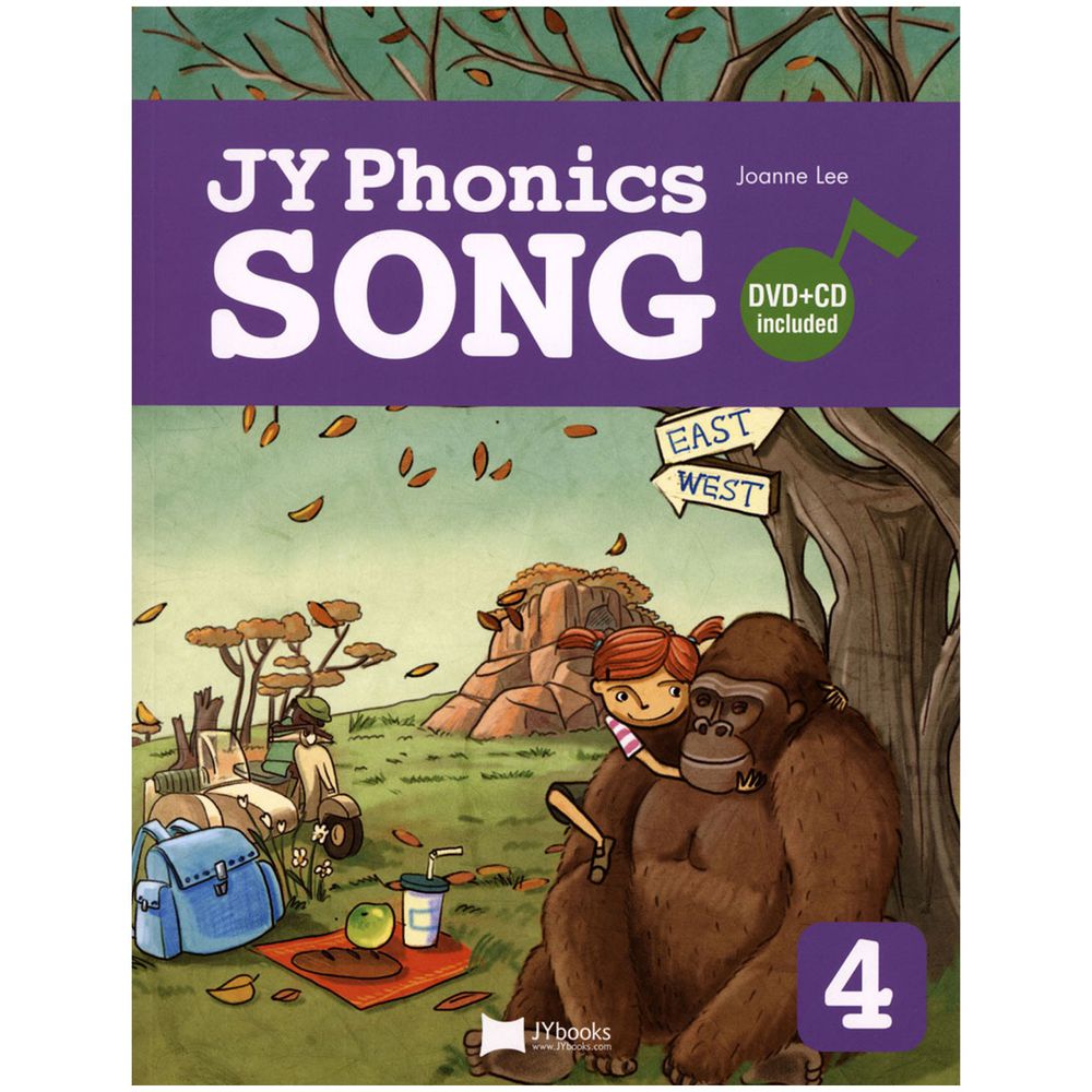 JY PHONICS SONG #4/BK-書+DVD+CD-平裝/彩色