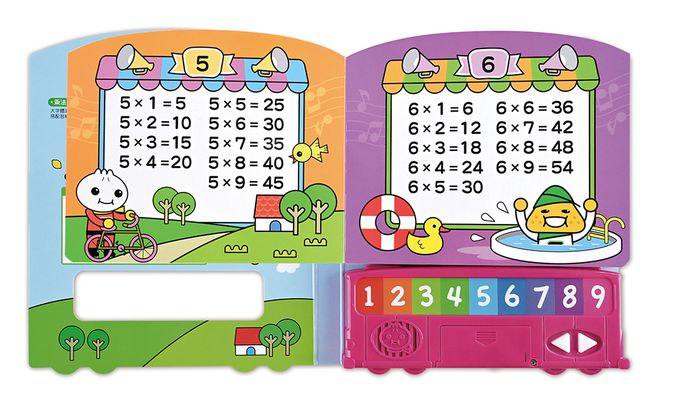 九九乘法有聲書*新版*-FOOD超人