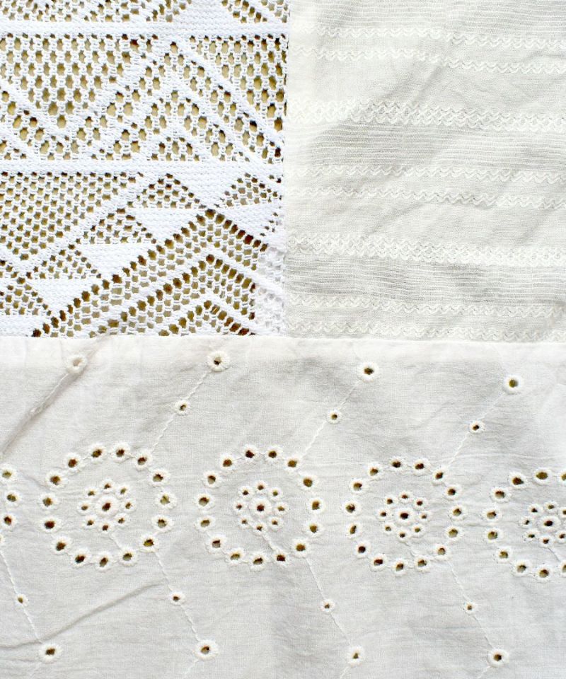 日本 zootie - 特色鏤空蕾絲拼接傘狀長裙-橘