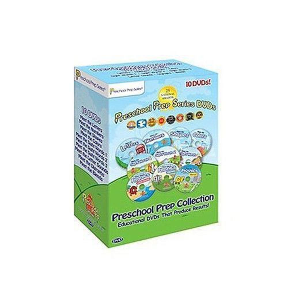 Preschool Prep - 入門最推薦「10片DVD完整組」(基本認知4片+常用單字3片 + 發音 3片)