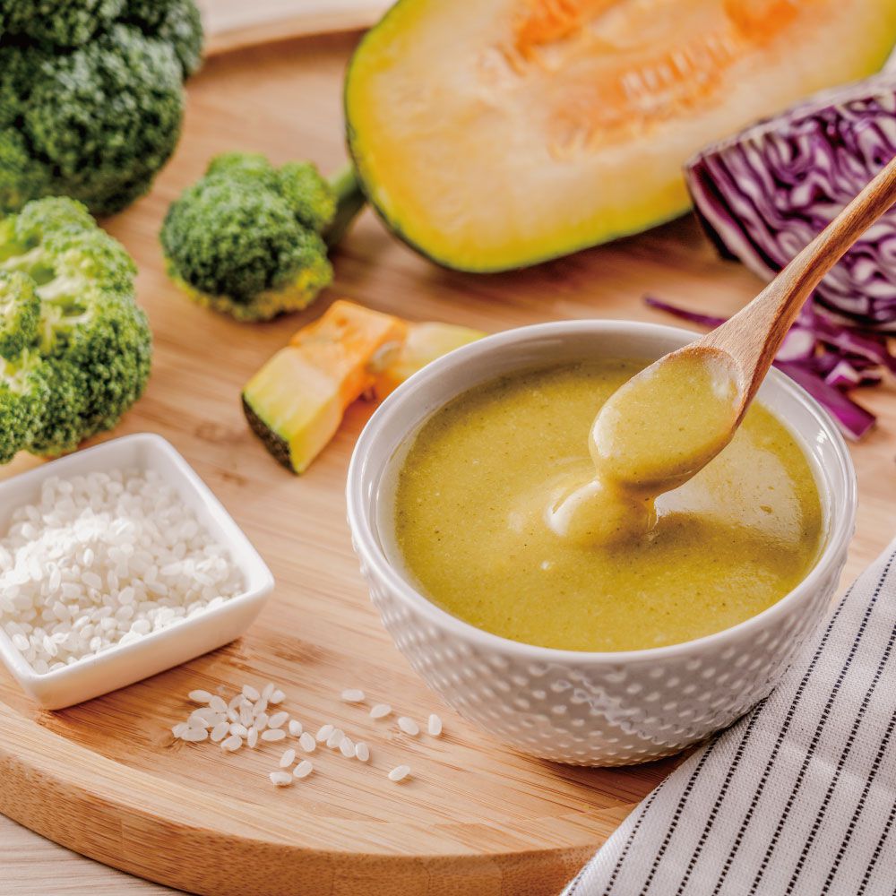 芽米寶貝 - 紫高麗南瓜米泥-4m+-冷凍-120g*2包