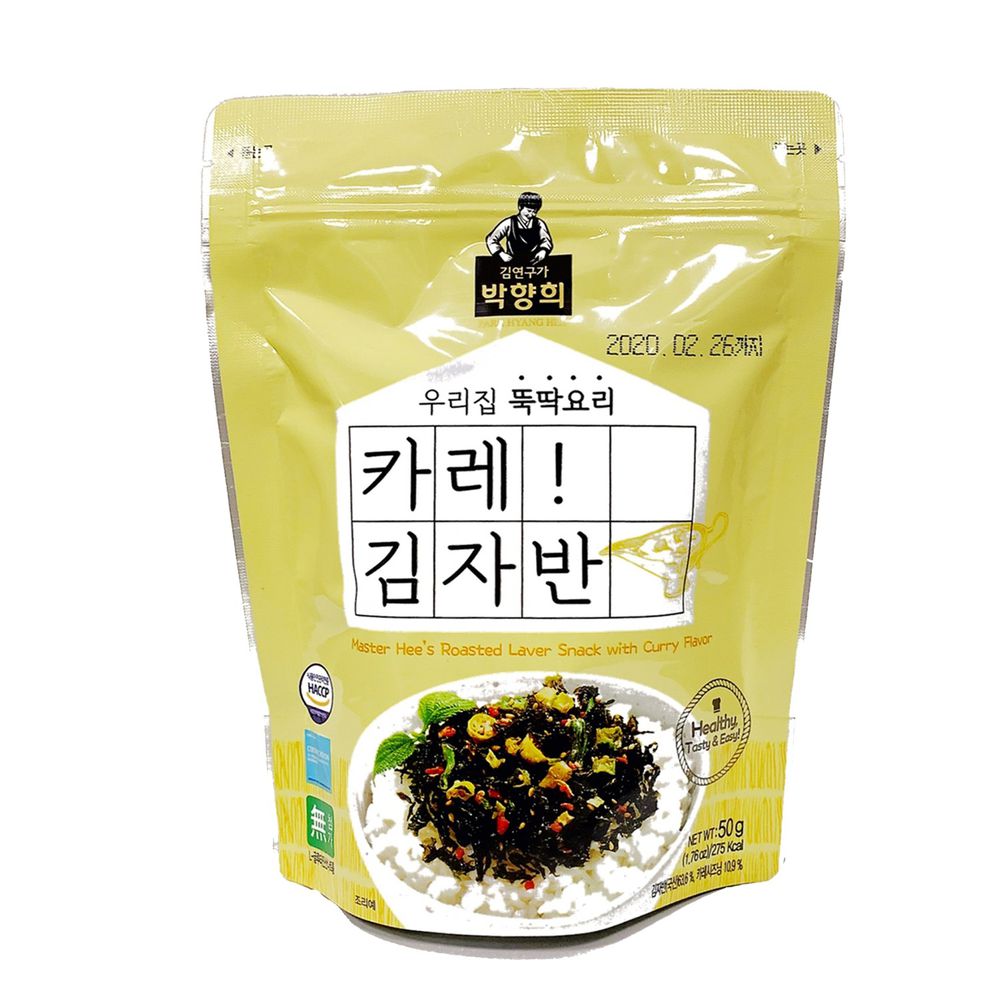 韓國朴師傅 - 海苔酥-咖哩口味-50g/包