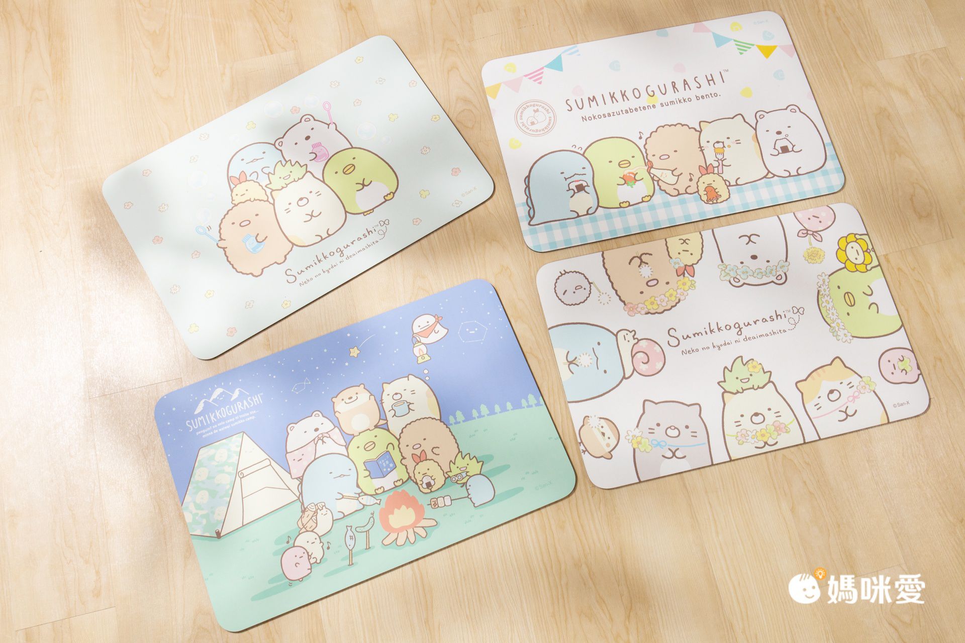 格蕾寢飾 Great Living - 義大利Fancy Belle X 角落生物《小花泡泡》抗菌可水洗軟式珪藻土強效吸水地墊 (60*39CM)