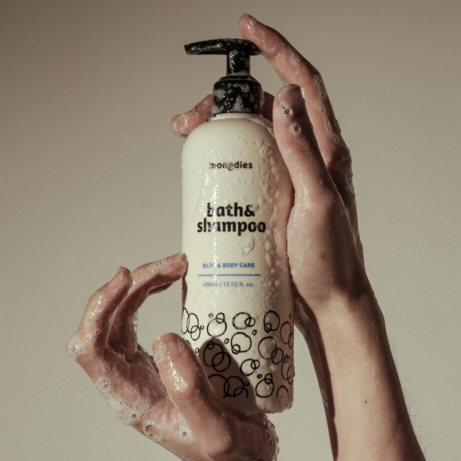 韓國 mongdies - 神經醯胺寶寶沐浴洗髮乳-400ml