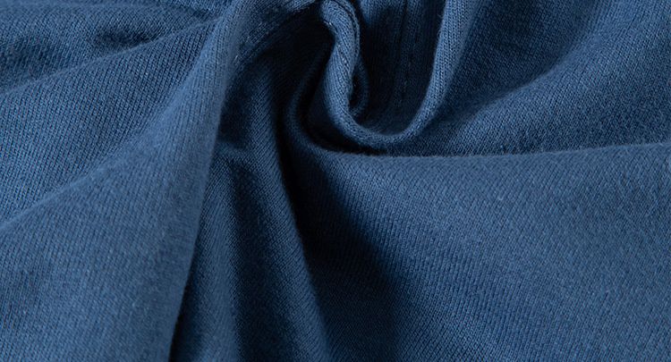 純棉運動短褲-口袋恐龍-藍色