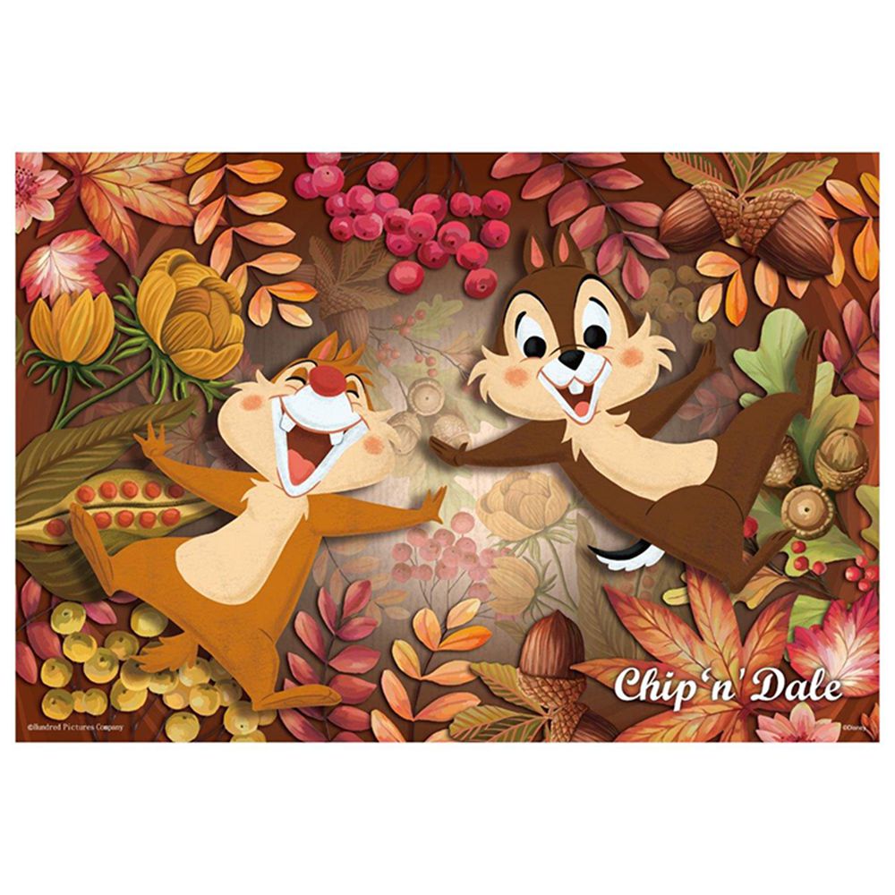 Chip an' Dale【花卉系列】奇奇蒂蒂拼圖300片