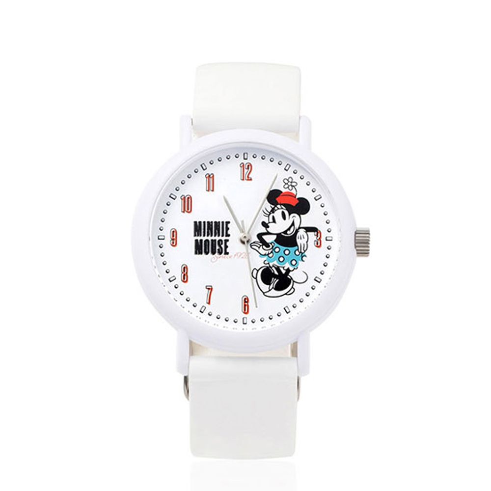 日本 MARUZEKI - KAORU 日本製香氛手錶(聯名款)-Disney-白-香草