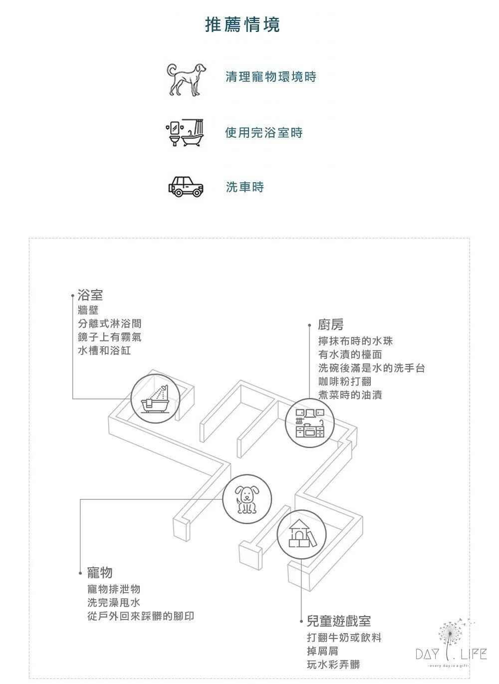 理理 liil - 韓國SCHIGI專利可勾掛雙面矽膠2in1萬用刮板-奶茶棕 (190x63x14mm)